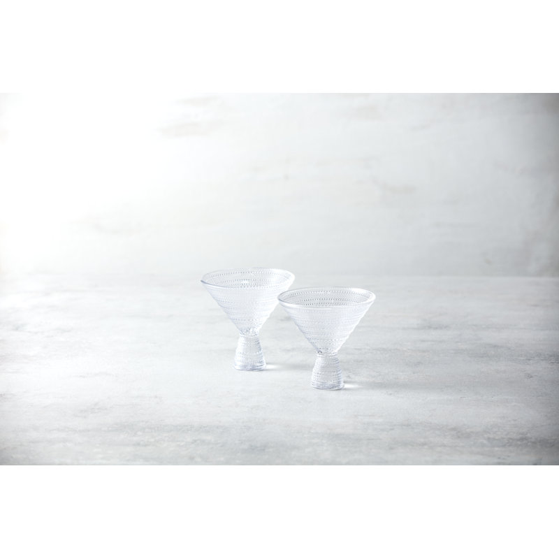 Fortessa Jupiter Glass, 11.5 Ounce Martini, Clear