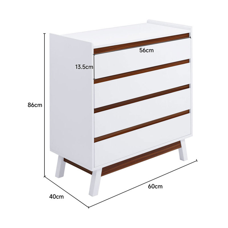 Solid Wood Rectangle Accent Cabinet, 86 cm H x 60 cm W x 40 cm D