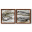 Marbré or I - ensemble de 2 peintures sur toile encadrées-457518297-457518301