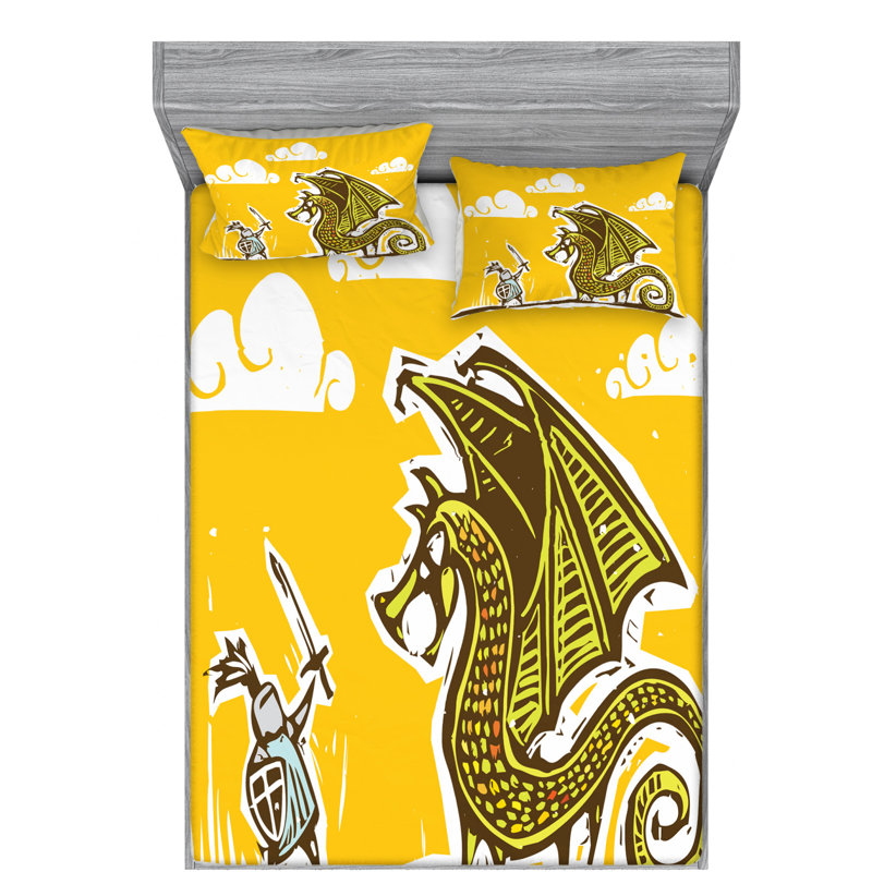 Microfiber Sheet Set, Full Sheet Set with Fitted Sheet