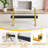 71'' Glass Dining Table,Rectangular Kitchen & Dining Table-1580874592