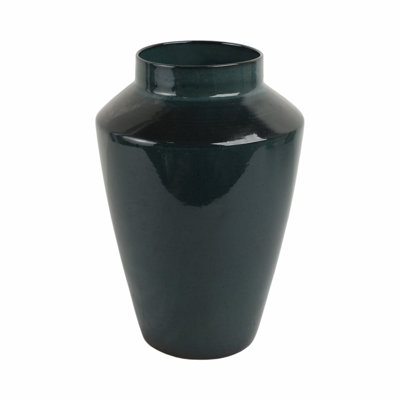 Handcrafted Terracotta Vase with Modern Flared Design Decorative Ceramic Accent for Stylish Home Decor