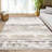 Boho Machine Washable Rug with Rubber Backing for Living Room Non-Slip Dining Room Rug Easy-Cleaning Brown Floor Carpet for Bedroom Dining Room Office Nursery Playroom-23788720