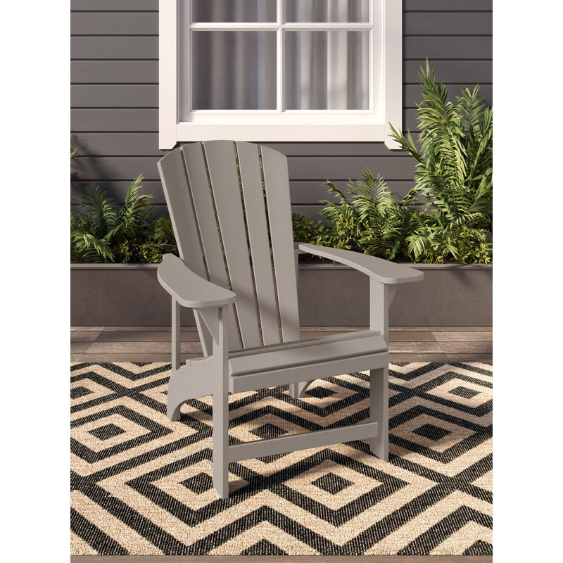 Chaise Adirondack classique Crystal Harbor Living, Beige