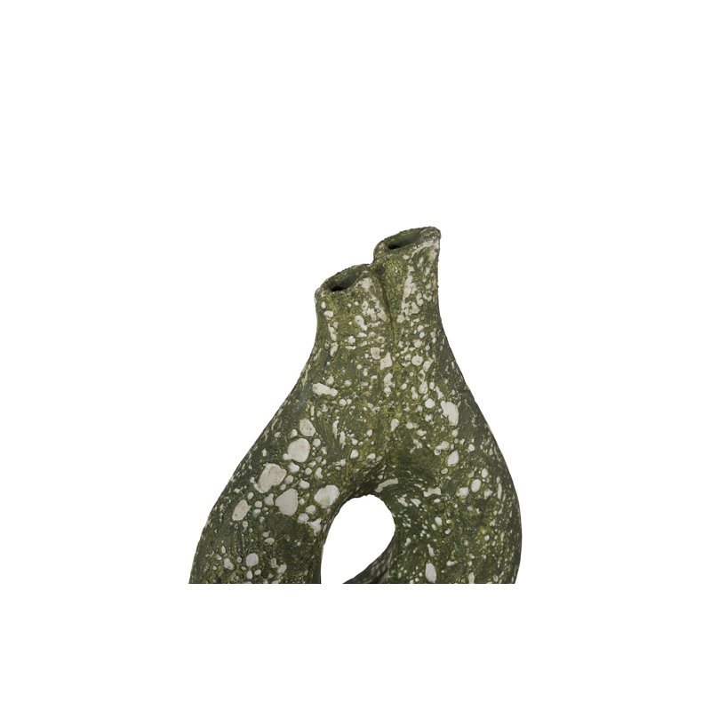Olive Oil Vase, Green, Small, 13" H x 8" W x 4" D