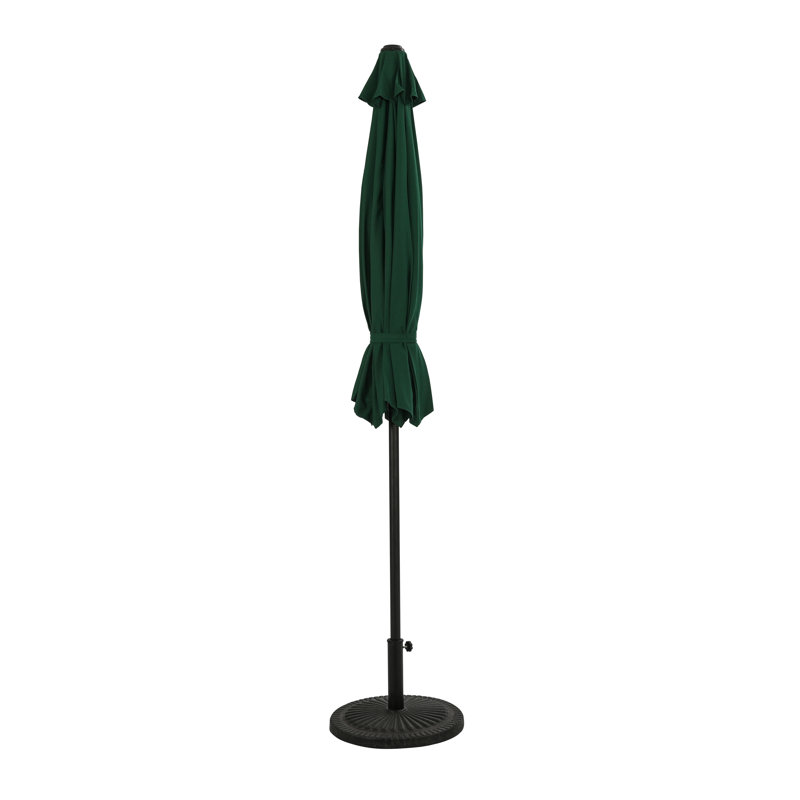 Stacia 108'' Octagonal Market Umbrella with Breez-Tex Canopy, Green