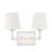 Downtown 2 - Light Dimmable Nickel Vanity Light
