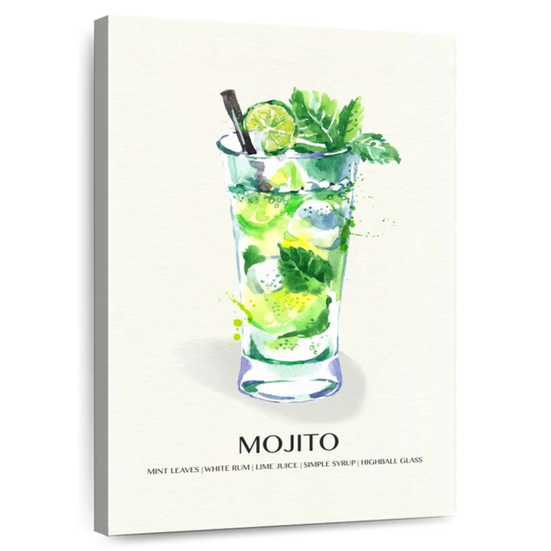 Tergel Mojito Glass, 39" H x 26" W