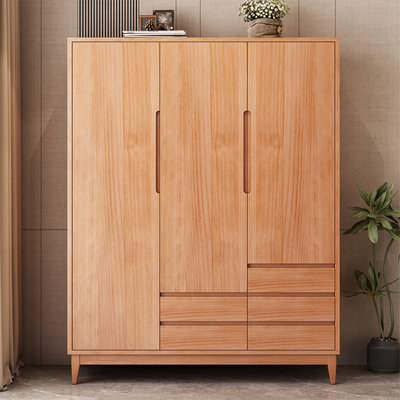 A simple and modern Nordic-style wardrobe