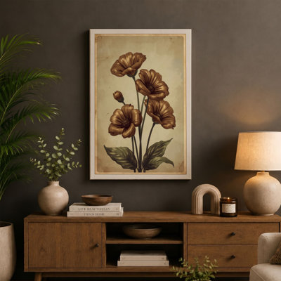 Carnation Studies Botanical - Wrapped Canvas