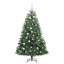 Artificial Hinged Christmas Tree Green PVC and Metal-942082355