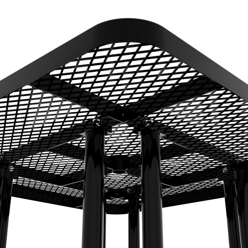 Table de pique-nique Hadleigh, Noir