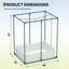 Lit de jardin surélevé galvanisé 4 x 3 x 5 pi avec système d'auto-arrosage et housse en filet pour jardin de patio