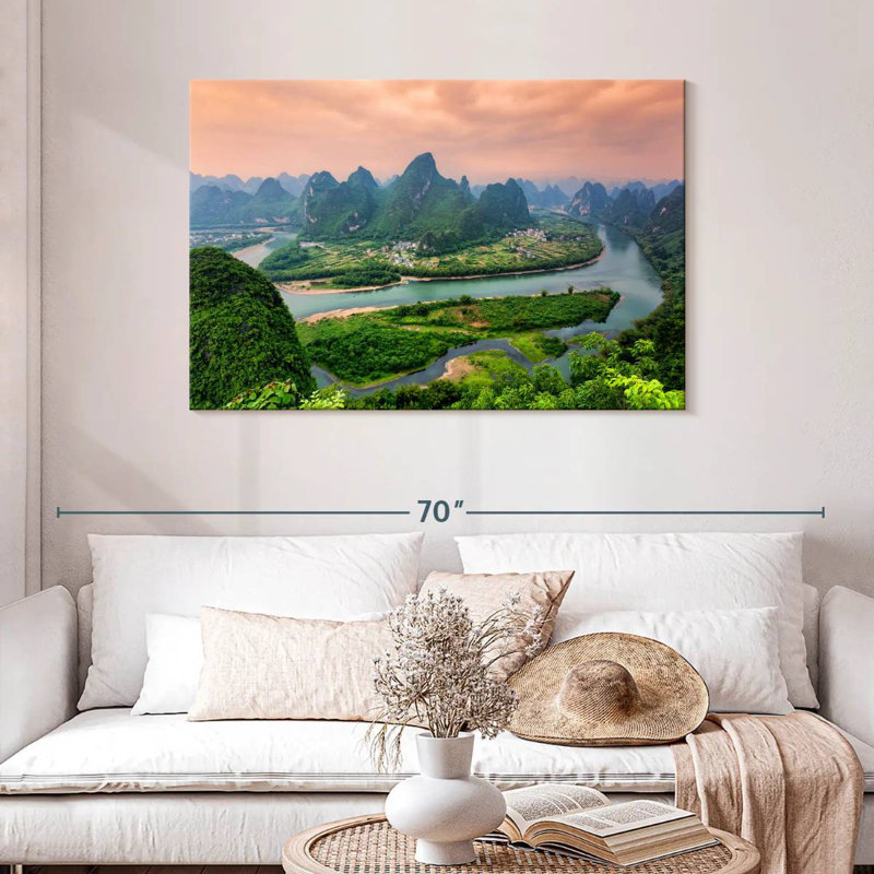 Nicci Asian River, 30" H x 45" W