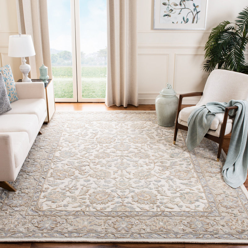 Sofiane Hand Tufted Wool Oriental Rug, Rectangle 8' x 10'