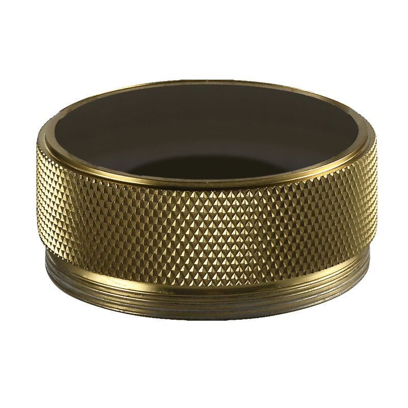 Luminaire suspendu simple à 1 lumière Farella, Noir brossé satiné / laiton vieilli