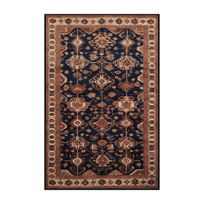 Machine Washable Turkish Brown Area Rug