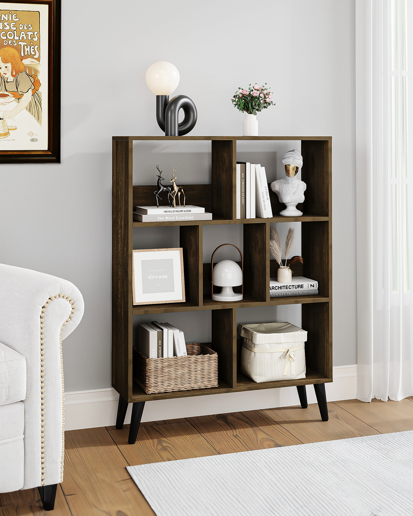 George Oliver Beauen Bookcase & Reviews | Wayfair