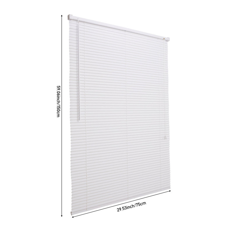 Blackout Horizontal/Venetian Blind, 75cm W x 150cm L
