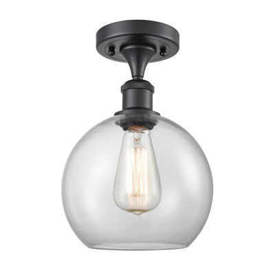 Plafonnier semi-encastré 1 lumière 8 po Cindi