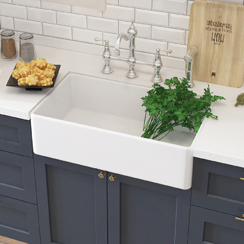 30'' L Single Basin Kitchen Sink