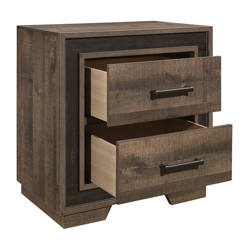 Table de chevet 2 tiroirs Dorrie