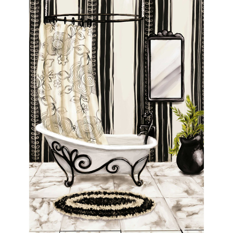 Rub A Dub - reproduction sur toile tendue, L 12 po x H 16 po