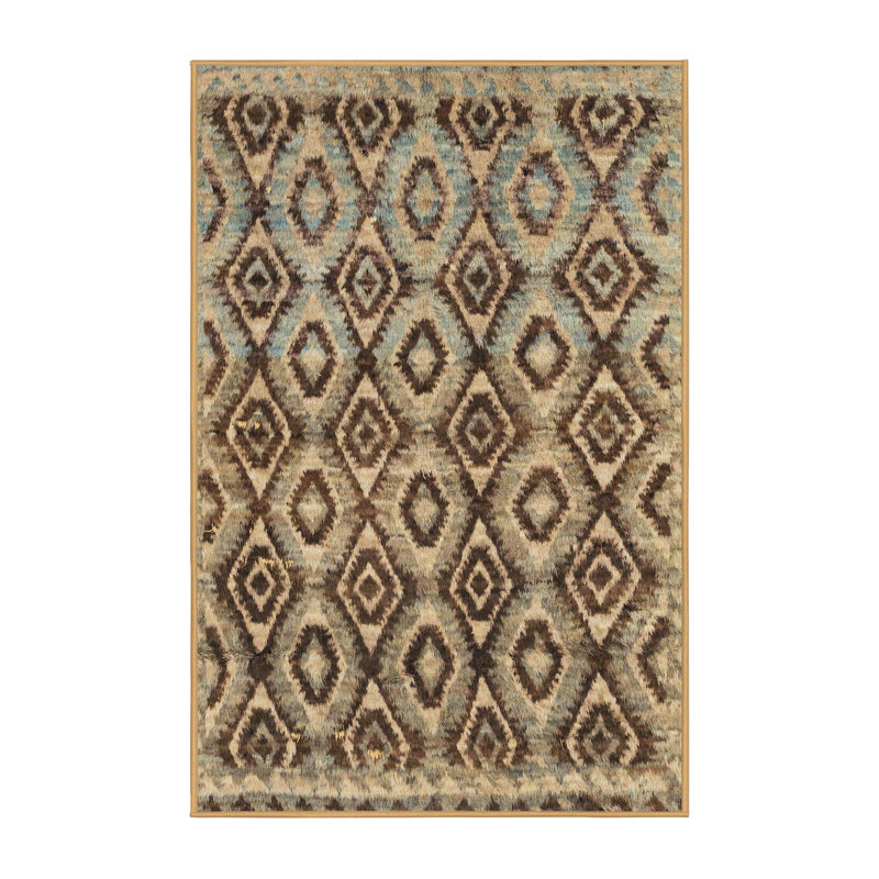 Abstract Indoor Rug, Rectangle 7' x 9'