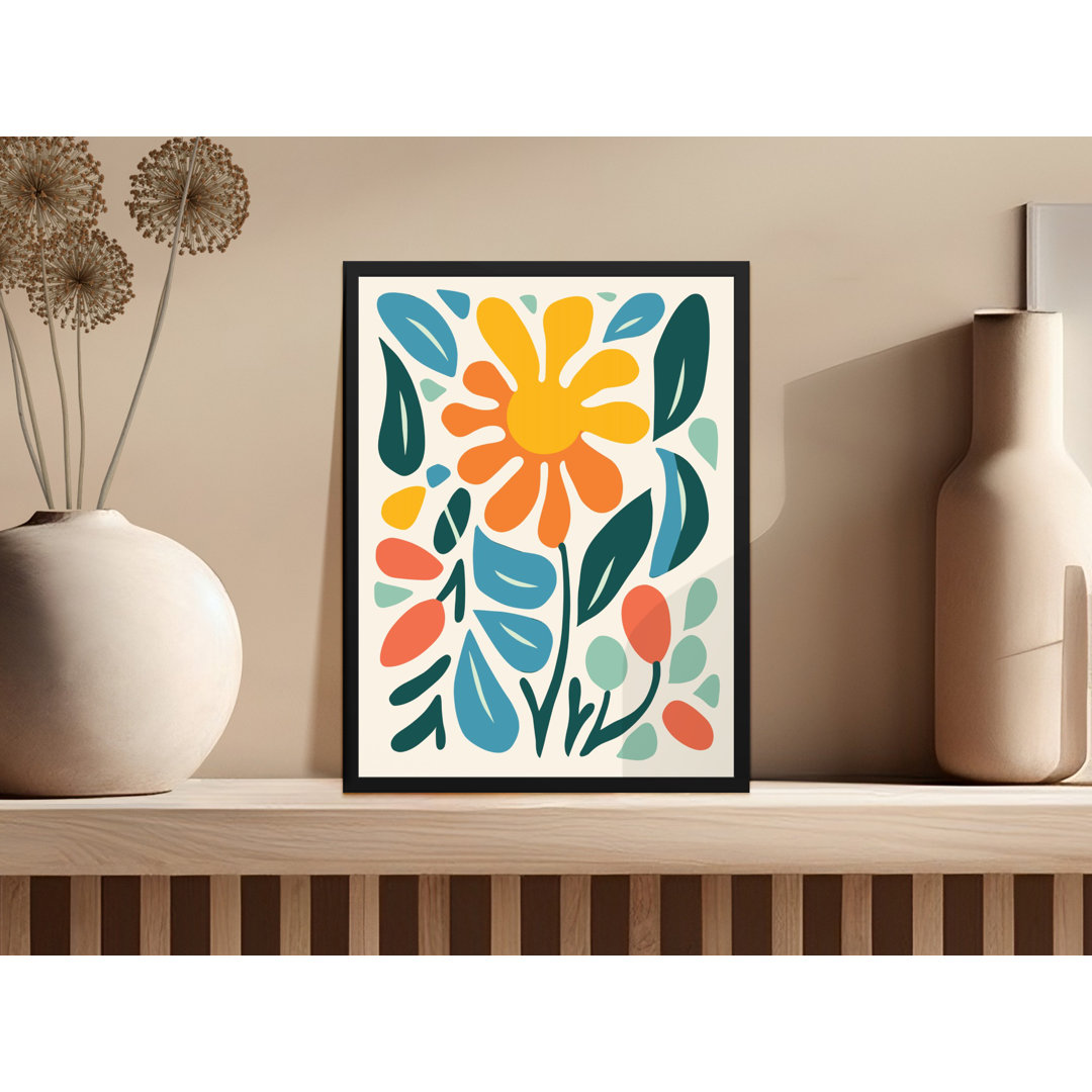 Minimalist Floral Design Simple Plants Style Artwork Poster
