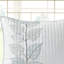 Courtepointe 6 pièces avec coussins brodés, bleu très grand / très grand, motif floral en microfibre, brossé réversible, style brodé classique-124308645-124308647