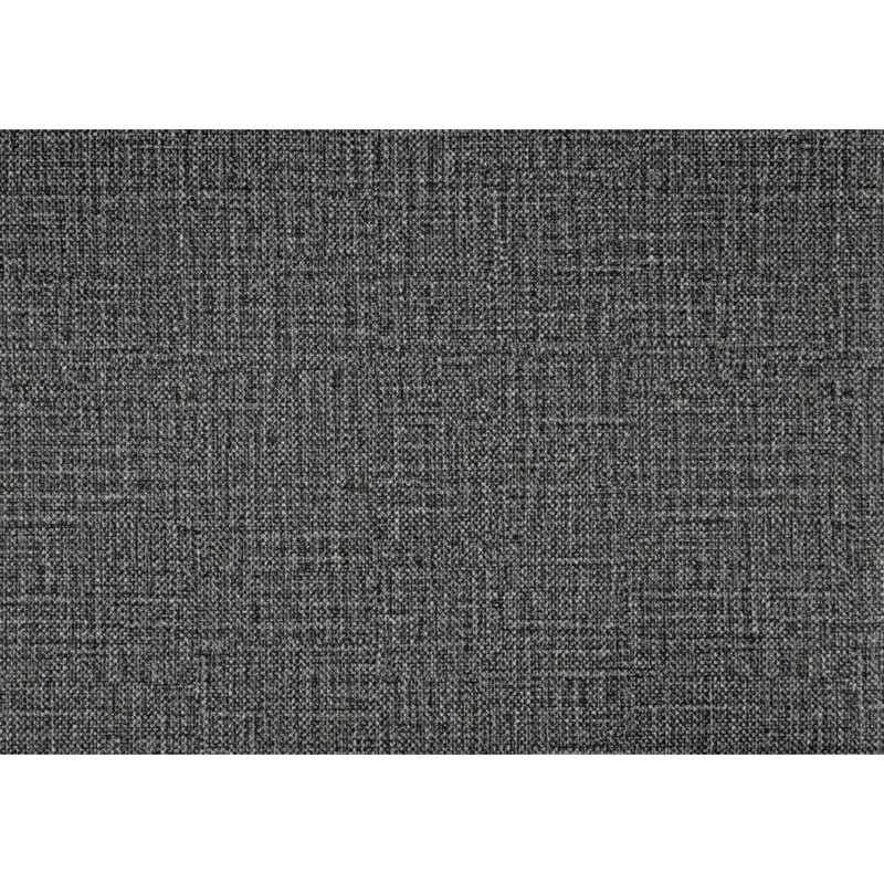 Chaise d'appoint moderne avec dossier capitonné 1pc, Gris foncé