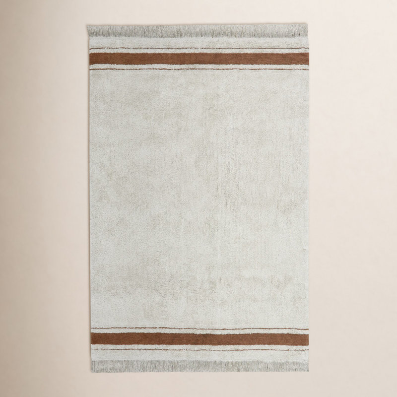 Little Chefs Indoor Rug, Rectangle 4'7" x 6'7", Natural/Toffee