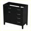 Meuble-lavabo moderne avec armoire et tiroirs-104947388