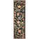 Hollander Floral Handmade Hooked Wool Black/Beige Area Rug