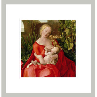Vierge à l'enfant «Madonna with the Iris» par Albrecht Dürer, impression giclée encadrée