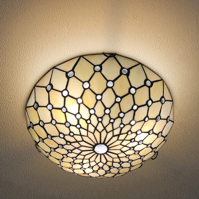 Latifah Glass Flush Mount
