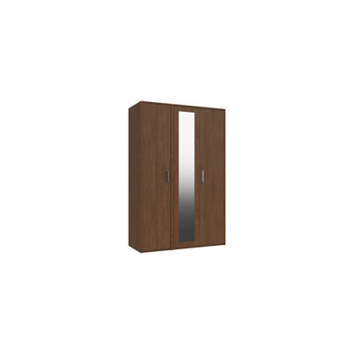Zakariyah 3 Door Manufactured Wood Wardrobe