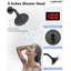 Ensemble de robinet de douche à affichage numérique avec valve brute Everstein-82331456