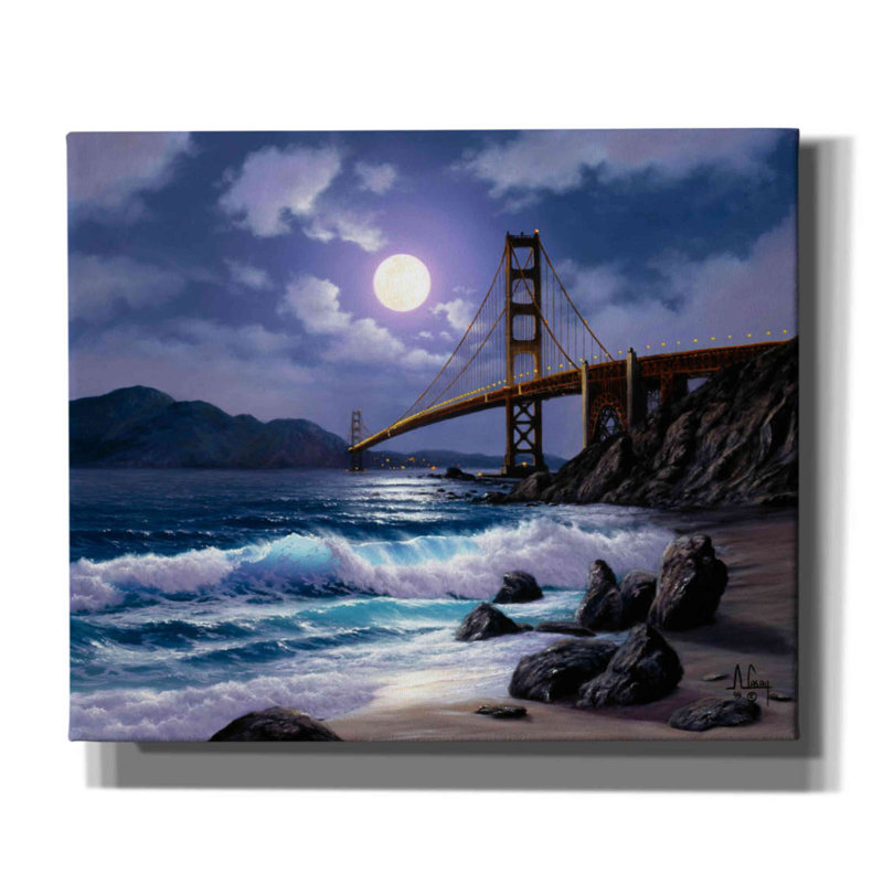 «I love you San Francisco» par Anthony Casay, art mural sur toile, L 24 po x H 20 po