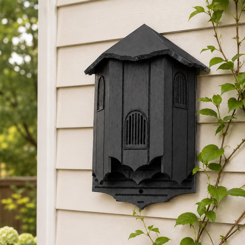 Abri de chauve-souris en bois 3 chambres