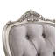 Ensemble de 2 chaises d'appoint Ariadne en velours et finition platine antique