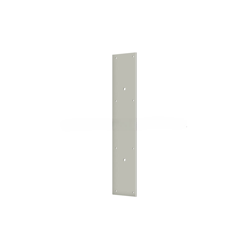 Deltana PPH3520U15 Push Plate 20" for 10" Door Pull in Brushed Nickel, Brushed Nickel