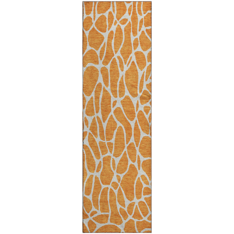 Premium Machine Washable Braylen AMF1024 Geometric Rug, Runner 2'3" x 7'6"