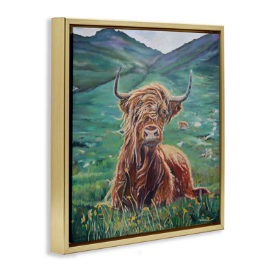 Cadre flottant Highland Clever Windblown, par Carrie Goller