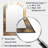 White and Gold Aqua Symphony - Abstract Arch Wall Mirror, White Asymmetrical Decorative Mirror, Printed Metal Art-1746650946