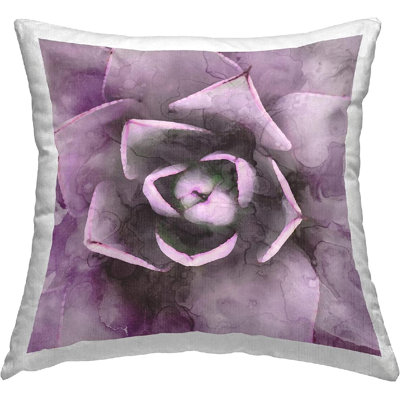 Polyester Throw Square Pillow Cover & Insert