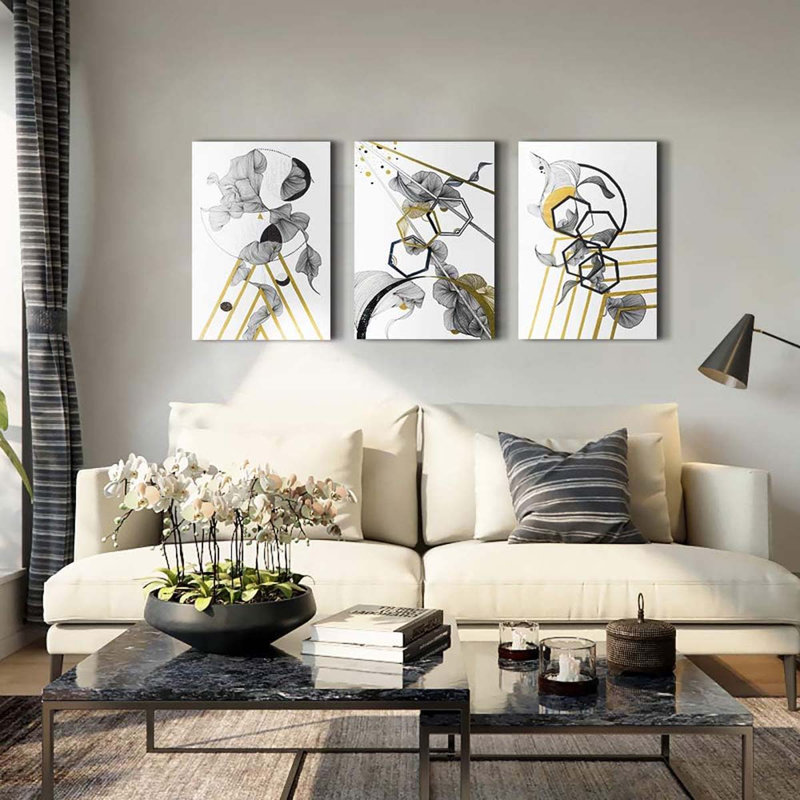 3 Piece Wrapped Canvas Wall Art