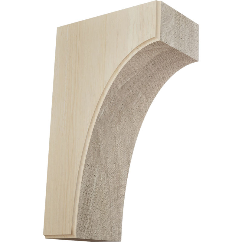 Support Clarksville, Hévéa, 3.5" W x 6" D x 10" H