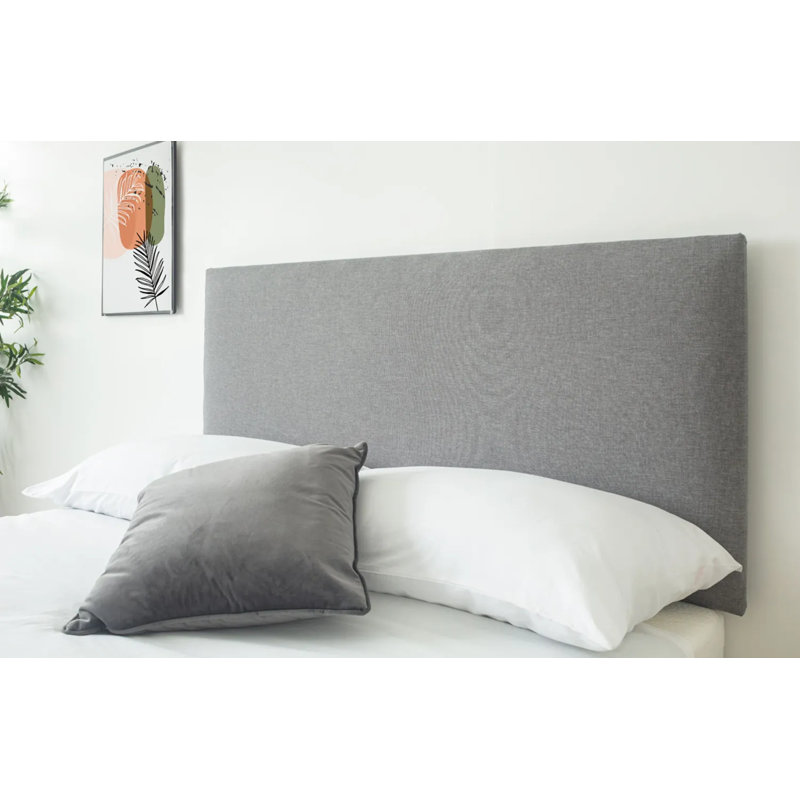 Busard Upholstered Divan Bed with Mattress, Single (3')