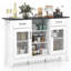 Buffet avec 2 tiroirs et 4 tablettes réglables-513997673